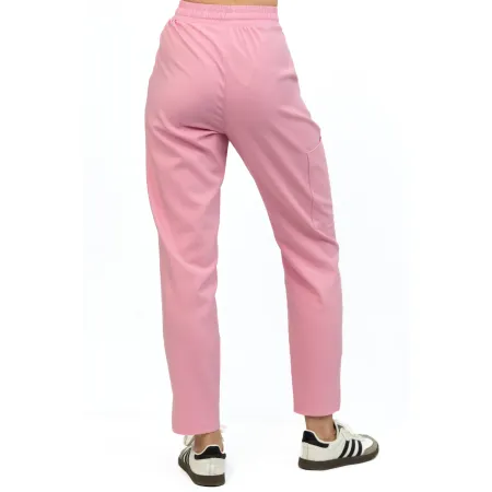 Spodnie medyczne MEDI TEDDY - VELVERDA VITAL PINK